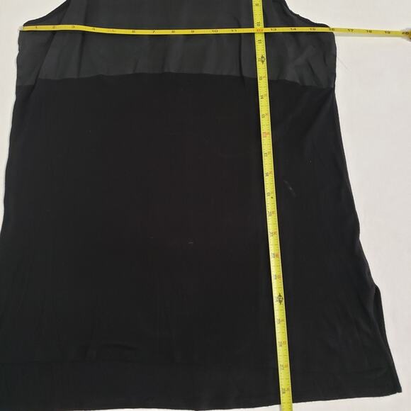 Rag & Bone JEAN Mens SIZE M Black Tank Top w/ Pocket Side Slits 100% Cotton FLAW - Picture 11 of 16